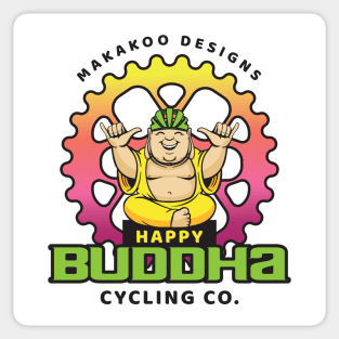 Happy Buddha Cycling Co. Sticker